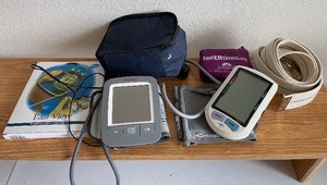 Blood Pressure machines, magnifier and Gait Belt
