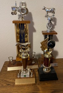 Four Vintage Agriculture Trophies