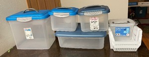 Organizer Bins and Five Storage Totes