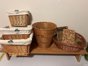 Nesting Basket Set of 3 and misc baskets