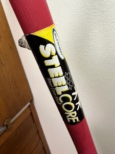 Steel Core snow shovel and under desk sitting Golds Gym bike