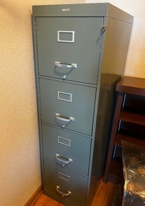 Metal File Cabinet with Key