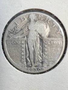 lot 36 image: 1930 US STANDING LIBERTY QUARTER