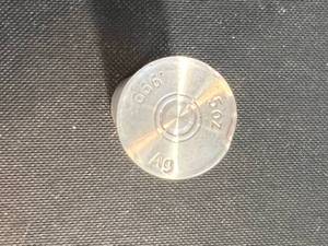 lot 40 image: 5 TROY OZ .999 FINE SILVER SHOTGUN SHELL