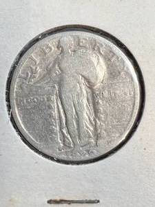 lot 43 image: 1929-S US STANDING LIBERTY QUARTER