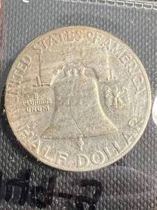 lot 63 image: 1949-S US FRANKLIN HALF DOLLAR