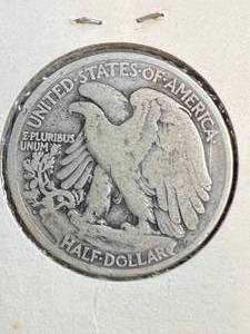 lot 75 image: 1934-D US WALKING LIBERTY HALF DOLLAR