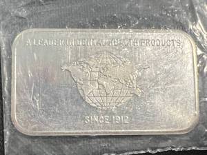 lot 81 image: 1 TROY OZ .999 FINE SILVER JELENKO BAR