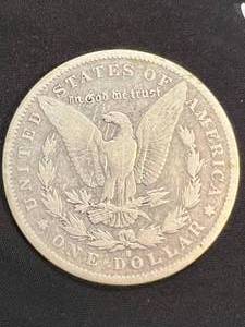 lot 94 image: 1892-S US MORGAN SILVER DOLLAR