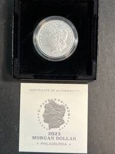 lot 96 image: 2023 US MORGAN SILVER DOLLAR IN ORIGINAL MINT PACKAGING