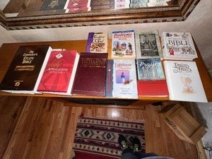 lot 16 image: Bible Study Books and Bible