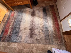lot 3 image: Area Rug Measuring 53 x 59