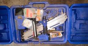 lot 195 image: Campbell Hausfield Nail Gun and Accessories Seen in Photos