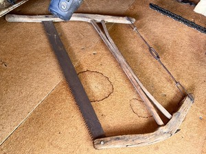 lot 215 image: Vintage Crosscut Bow Saw