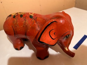 lot 148 image: Vintage Painted Elephant