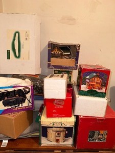 lot 162 image: Entire Set of Christmas Village Pieces