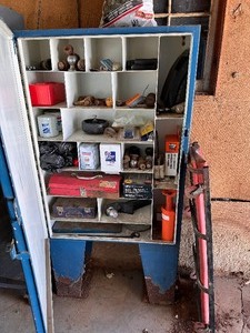lot 165 image: Steel Lockable Tool Cabinet and All Contents Inside