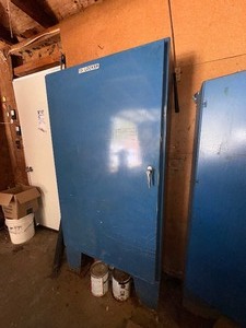 lot 177 image: Steel Lockable Tool Cabinet and All Contents Inside