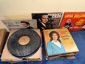 lot 84 image: Entire Lot of Vintage Vinyl Records