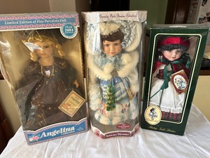 lot 87 image: Three Vintage Dolls New in Original Boxes