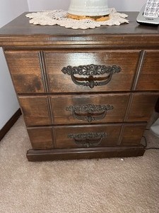 lot 126 image: Vintage Nightstand