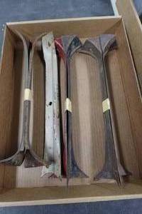 lot 30 image: Windshield Garnish Moldings for 1939-46 Chevrolet Pickup