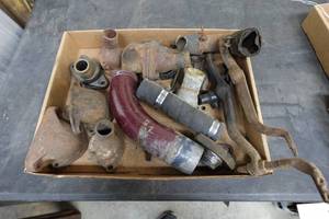 lot 56 image: Thermostat Housing and Water Pipe for 1939-46 Chevrolet Truck