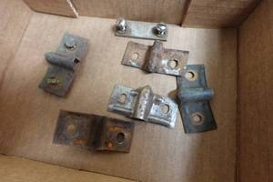 lot 59 image: Hood Hinge Mounts for 1939-46 Chevrolet Truck