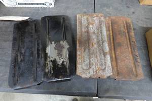 lot 67 image: Battery Floor Hole Covers for 1939-46 Chevrolet Truck