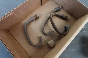 lot 90 image: Hood Handles for 1939-40 Chevrolet Truck