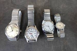 lot 141 image: Assorted Wristwatches - Timex, Waltham, Geneva