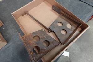 lot 143 image: Battery Box Brackets for 1939-46 Chevrolet Truck