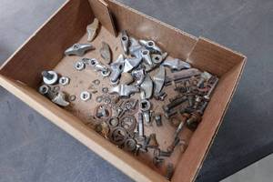 lot 402 image: Door Latch Lock Knobs for 1939-46 Chevrolet Truck