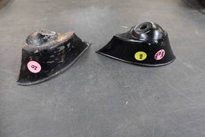 lot 380 image: Headlight Stands for 1937 Chevrolet Truck - 1 NOS