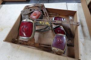 lot 367 image: Assorted Tail Lights for 1939-46 Chevrolet Truck