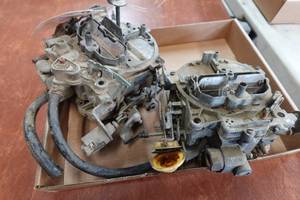 lot 316 image: 2 Rochester Quadra Jet Carburetors