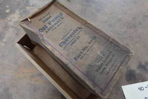 lot 293 image: NOS Oil Pump Screen for 1940-42 Chevrolet