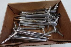lot 275 image: Valve Cover Hold Downs for Small Block Chevy Motor