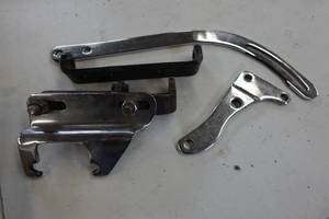 lot 273 image: Alternator Brackets for Small Block Chevy Motor