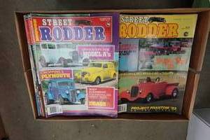 lot 245 image: Box of Street Rodder Magazines - Early Volumes