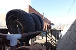 lot 540 image: Assorted 6-Bolt Steel Wheels
