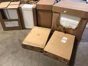 Lot of Assorted Kitchen Cabinet Various Models Sizes and Conditions Customer Returns See Pictures