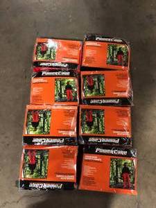 Lot of PowerCare Chain Saw Safety Chaps Red 1001-495-611 One Size Fits New See Pics