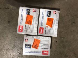 Lot of TORO 88620 Flex-Force Power System 60V Max 2.0 Ah Lithium-Ion L108 Battery Customer Returns See Pictures