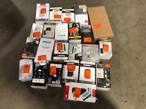 Lot of Assorted Digital Door Locks and Door Handles Various Models and Conditions Customer Returns See Pictures