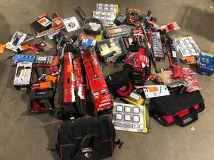 Lot of Assorted Hand Tools and Hardware Various Models and Conditions Customer Returns See Pictures