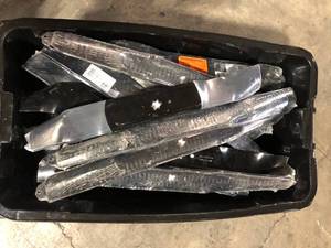 Lot of Assorted Lawn Mowers Blades Various Sizes Models and Conditions Customer Returns See Pictures