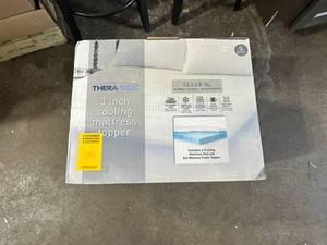 Therapedic 3in Cooling Mattress Topper - Queen - Brand New in Box