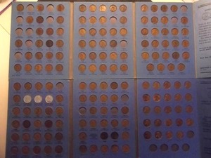 2-Volume Set Of Lincoln Cents Nearly Complete