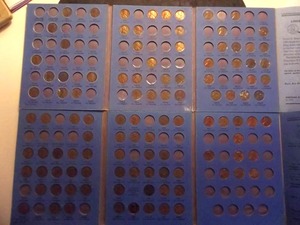Partial Set Of 2-Volumes Of Lincoln Cents 1909-1969